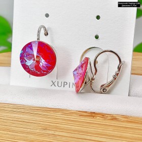 Сережки Xuping 10415 «Swarovski» (розмір 1,7 см.)